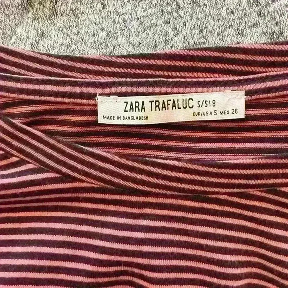 ZARA Tied Crop Top - Small - Picture 1 of 2